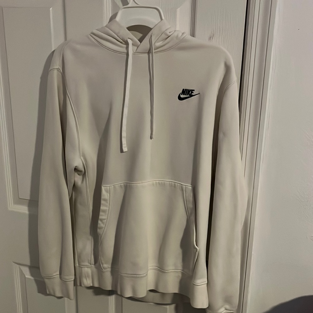 white nike hoodie